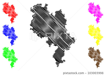 Asti province (Italy, Italian Republic, Piedmont region) map vector illustration, scribble sketch Province of Asti map Asti province (Italy, Italian Republic, Piedmont region) map vector illustration, scribble sketch Province of Asti map 103003998