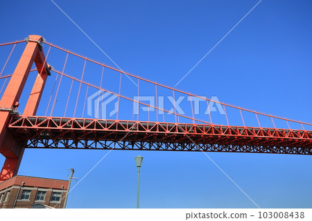 Scenery around Wakamatsu Minami Kaigan Street in Kitakyushu City Scenery around Wakamatsu Minami Kaigan Street in Kitakyushu City 103008438