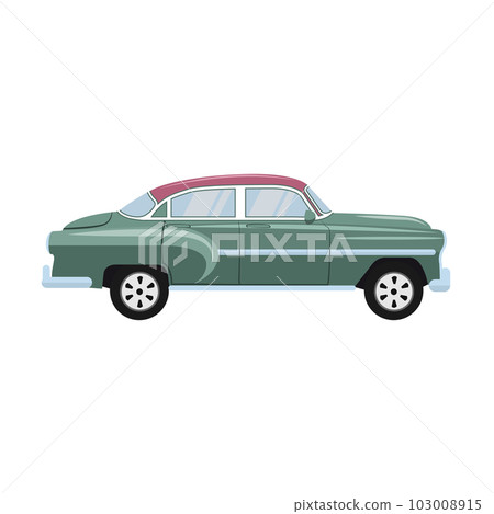 Retro classic old car design Retro classic old car design 103008915