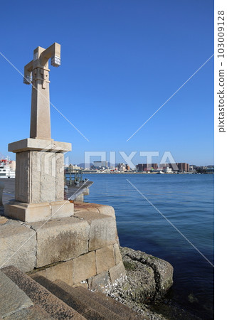 Scenery around Wakamatsu Minami Kaigan Street in Kitakyushu City Scenery around Wakamatsu Minami Kaigan Street in Kitakyushu City 103009128