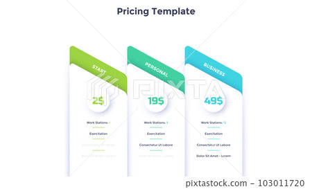 Modern Vector Infographic Template 103011720