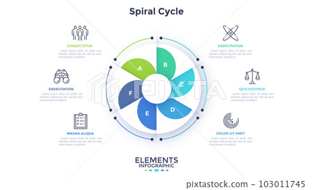 Modern Vector Infographic Template 103011745