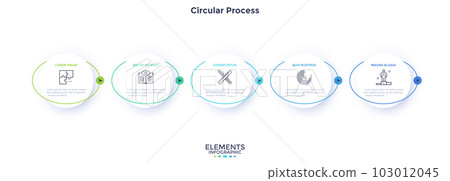 Modern Vector Infographic Template 103012045