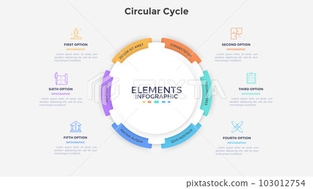 Modern Vector Infographic Template 103012754