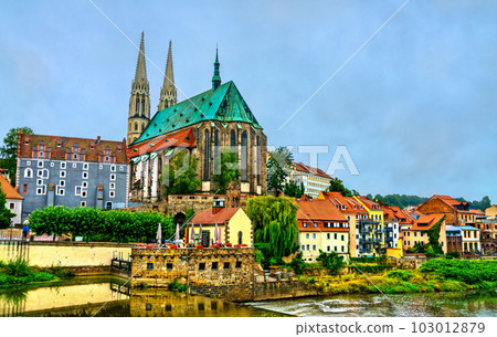 Parish Church of St. Peter and Paul above the Neisse river in Gorlitz, Germany Parish Church of St. Peter and Paul above the Neisse river in Gorlitz, Germany 103012879