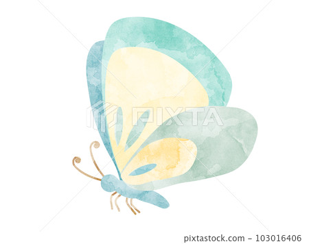以水彩風格處理的蝴蝶插圖 以水彩風格處理的蝴蝶插圖 103016406