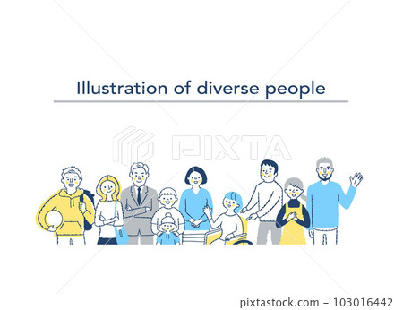 Image of diversity/diversity upper body Image of diversity/diversity upper body 103016442