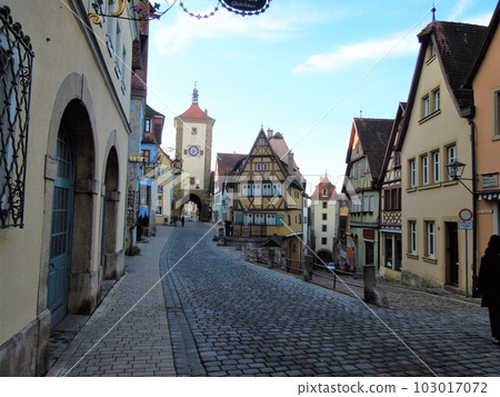 Morning cityscape of Rothenburg, Germany Morning cityscape of Rothenburg, Germany 103017072