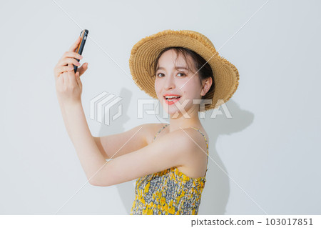 Summer skin care smartphone 103017851