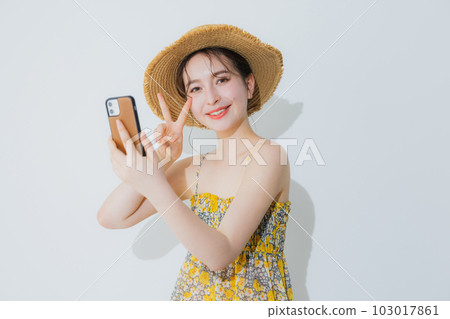 Summer skin care smartphone 103017861