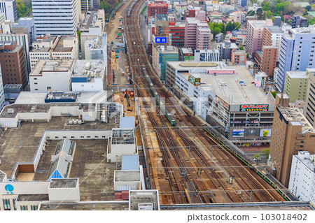 從 JR 塔展望台眺望北海道札幌市 103018402