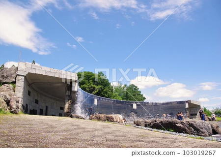 Scenery of Iwate: The rock garden of Takizawa General Park in summer 103019267