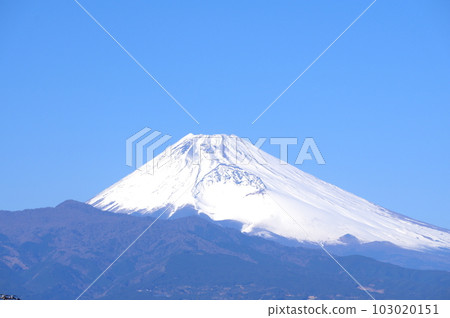Mt. Fuji seen from Izu direction Mt. Fuji seen from Izu direction 103020151