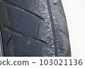 bike tire slip sign 103021136
