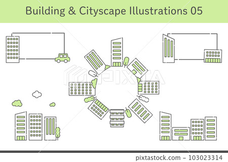 建築/城市景觀插圖集 05 建築/城市景觀插圖集 05 103023314