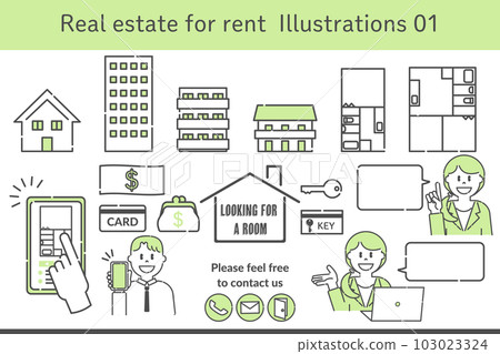 Real estate rental item set 01 103023324