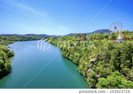 Great view of Enakyo Gorge, Gifu Prefecture 103023728