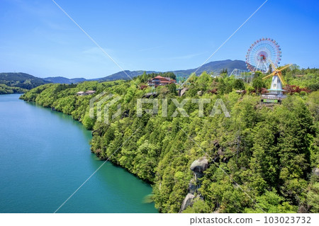 Great view of Enakyo Gorge, Gifu Prefecture 103023732