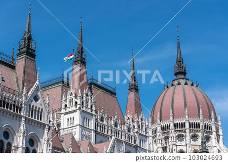 Hungarian Parliament Orszaghaz, seat of National Assembly of Hungary in Budapest Hungarian Parliament Orszaghaz, seat of National Assembly of Hungary in Budapest 103024693