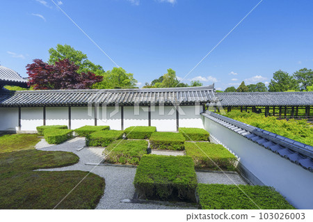 Tofukuji Honbo Garden Hasso Garden 西園大格子圖案“Ida Garden” 103026003
