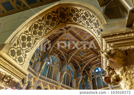 Interior of Hungarian Parliament Building Orszaghaz in Budapest Hungary Interior of Hungarian Parliament Building Orszaghaz in Budapest Hungary 103026572
