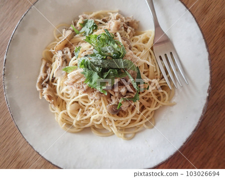 Flounder and Perilla Pasta Flounder and Perilla Pasta 103026694