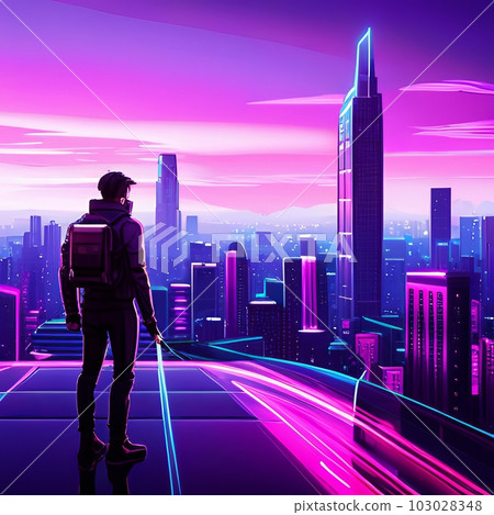 人類在未來城市工作,生成式 AI AI 圖像 人類在未來城市工作,生成式 AI AI 圖像 103028348