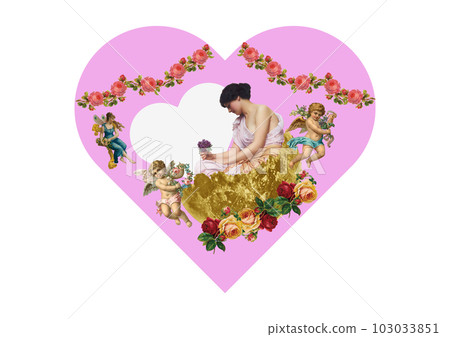 女人和天使心復古包裝設計 女人和天使心復古包裝設計 103033851