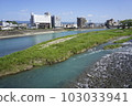 Kuma River Hitoyoshi City after heavy rain in July 2020 103033941