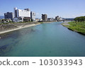 Kuma River Hitoyoshi City after heavy rain in July 2020 103033943