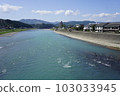Kuma River Hitoyoshi City after heavy rain in July 2020 103033945