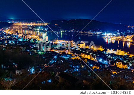 Night view of Onomichi 103034528