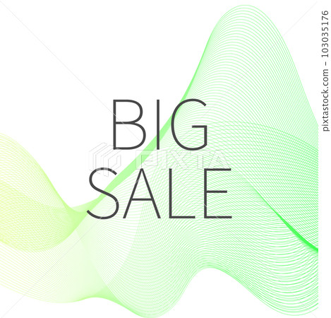 Background illustration_wave_green Background illustration_wave_green 103035176