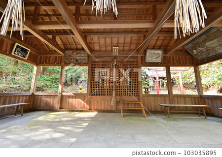 Amagoyama Castle ruins on the summit of Mt. Amago View and ruins 103035895