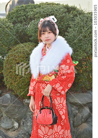 Coming-of-age ceremony commemorative photo Coming-of-age ceremony commemorative photo 103035905