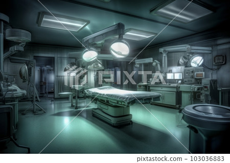 Unmanned operating room: an AI creation Unmanned operating room: an AI creation 103036883