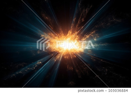 Flames and flashes inspired by space explosions: AI work Flames and flashes inspired by space explosions: AI work 103036884