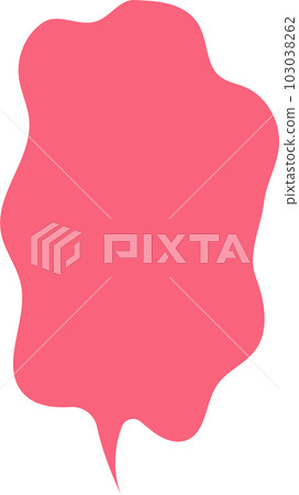 speech bubble balloon keyword icon sticker planner text box banner, flat png transparent element design 103038262