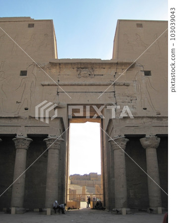 Temple of Horus in Edfu in Egypt 103039043