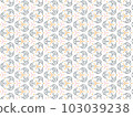 Orange and Purple Abstract Mandala or Ikat Wallpaper Pattern Background 103039238