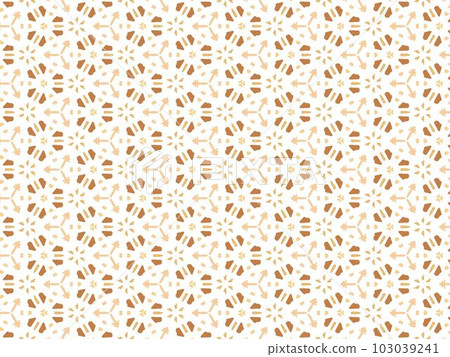 Brown Abstract Mandala or Ikat Wallpaper Pattern Background 103039241