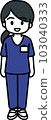 Female nurse standing upright 1 103040333