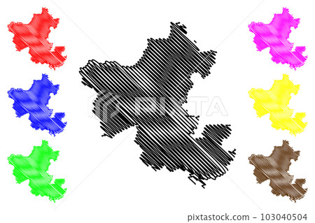 Ennepe-Ruhr-Kreis district (Federal Republic of Germany, State of North Rhine-Westphalia, NRW, Arnsberg region) map vector illustration, scribble sketch Ennepe Ruhr Kreis map Ennepe-Ruhr-Kreis district (Federal Republic of Germany, State of North Rhine-Westphalia, NRW, Arnsberg region) map vector illustration, scribble sketch Ennepe Ruhr Kreis map 103040504