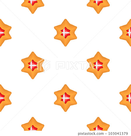 Pattern cookie with flag country Denmark in tasty biscuit 103041379