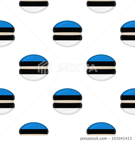 Pattern cookie with flag country Estonia in tasty biscuit Pattern cookie with flag country Estonia in tasty biscuit 103041413