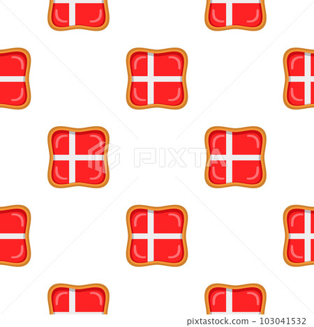 Pattern cookie with flag country Denmark in tasty biscuit Pattern cookie with flag country Denmark in tasty biscuit 103041532