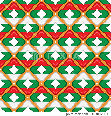 Pattern cookie with flag country Bulgaria in tasty biscuit 103042051