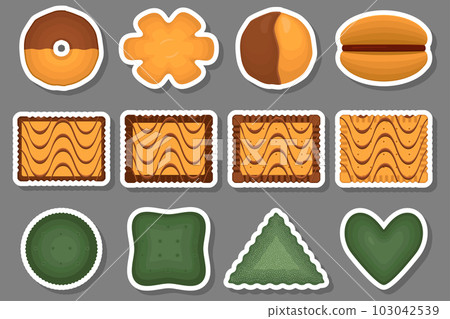 Big set homemade cookie different taste in pastry biscuit 103042539