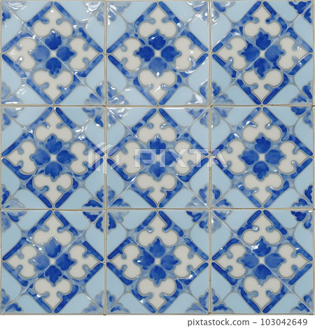 Ceramic tile pattern. Wall or floor texture. Absrtract decorative porcelain tile. Ceramic tile pattern. Wall or floor texture. Absrtract decorative porcelain tile. 103042649