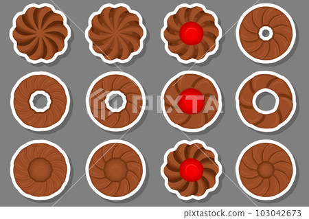 Big set homemade cookie different taste in pastry biscuit 103042673